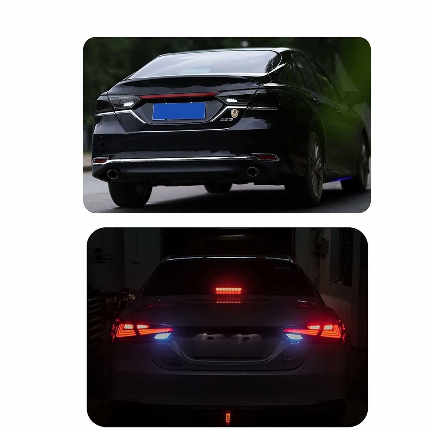 inginuity time LED Tail Lights For Toyota Camry 2018 2019 2020 2021 2022 Smoked