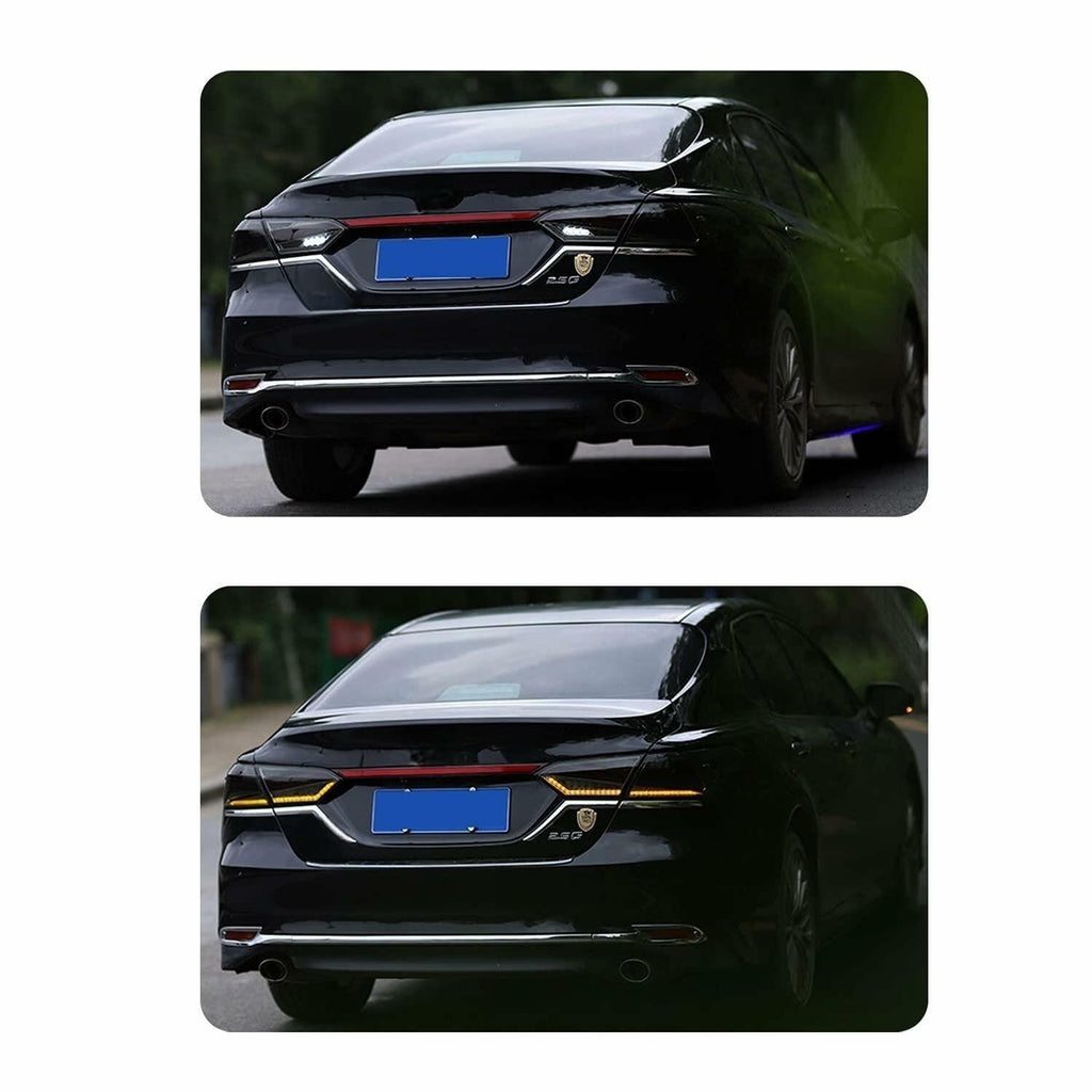 inginuity time LED Tail Lights For Toyota Camry 2018 2019 2020 2021 2022 Smoked
