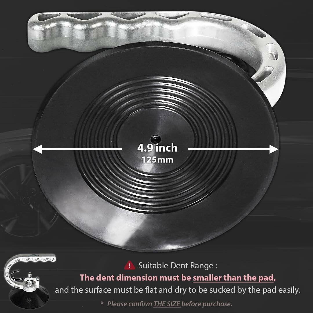 FIRSTINFO A1504C Powerful Suction Cup Aluminum Dent Puller-125mm for Paintless