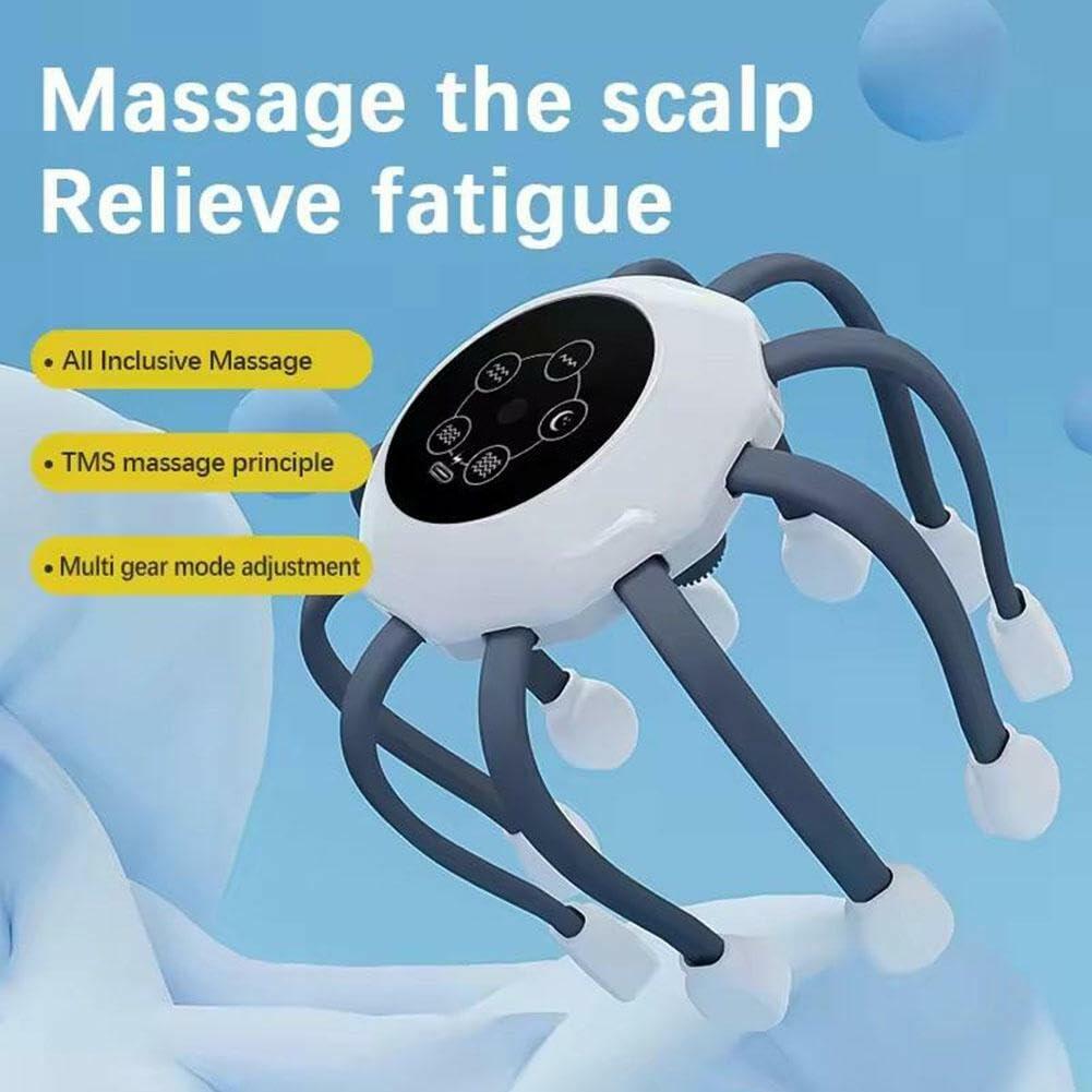 RJSQAQE Head Massager, Electric Scalp Massager,Octopus Head Massagers