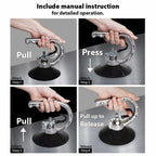 FIRSTINFO A1504C Powerful Suction Cup Aluminum Dent Puller-125mm for Paintless