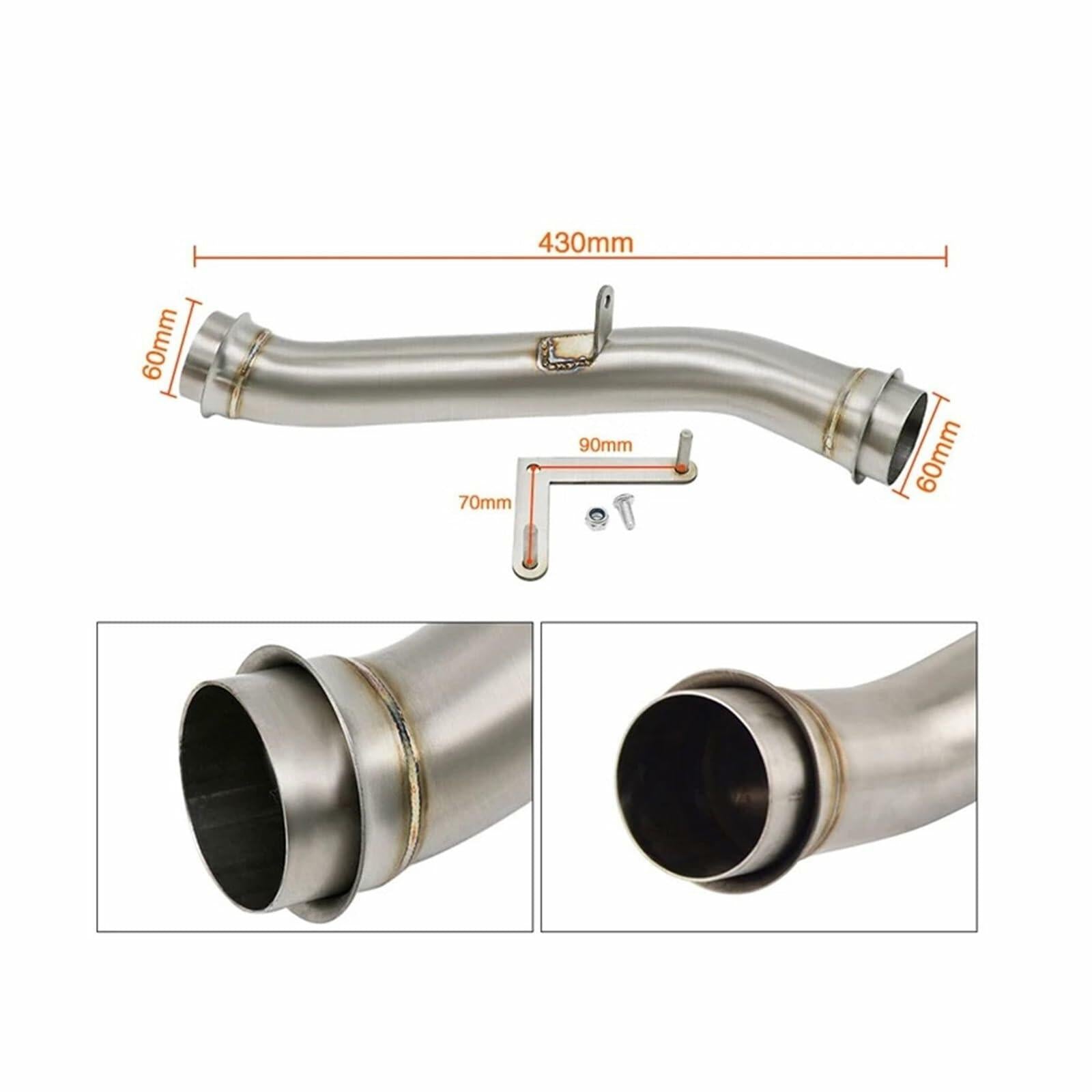 Motorcycle Exhaust Muffler Fit For K-tm 1290 Super Fit For DUKE R 2014 2015 2016