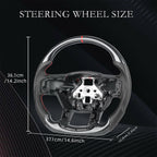 Hydro Dip Carbon Fiber Steering Wheel For Ford F150 Raptor F-150 F450 2015-2020
