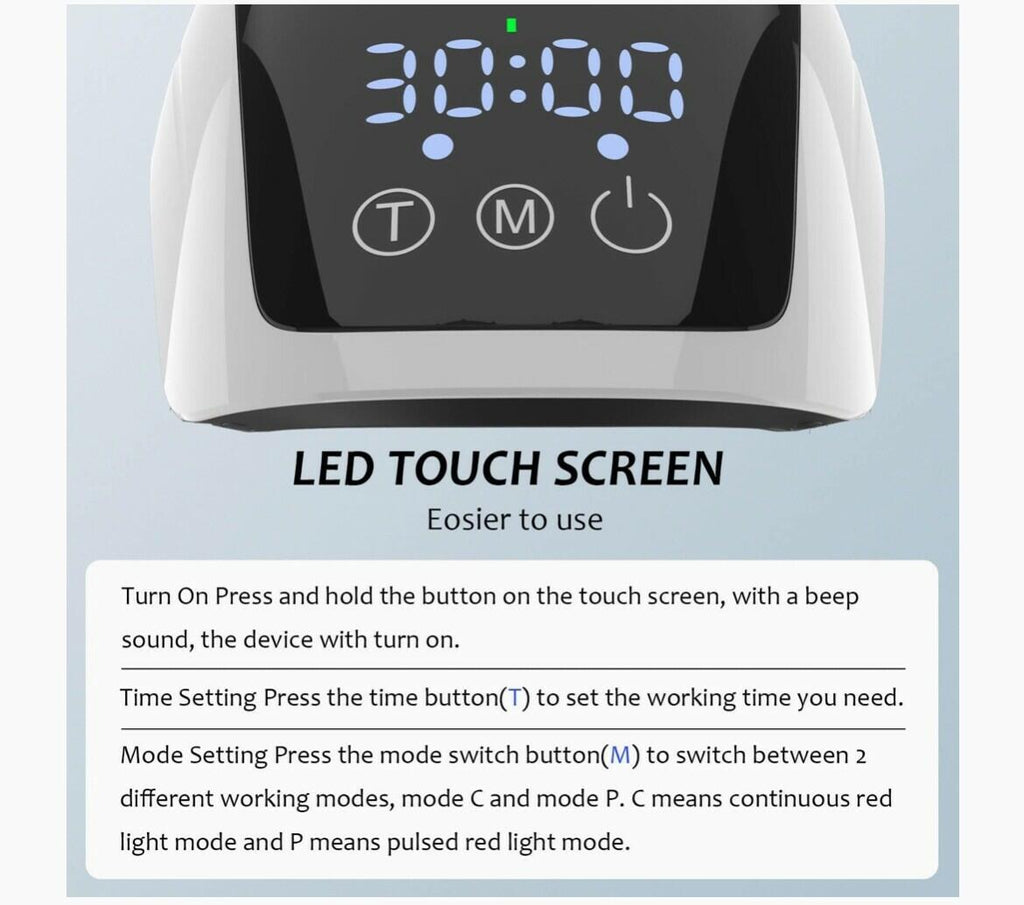 KTS Red Light Infrared Heated Therapy Device - Knee Joint Arthritis Pain Relief