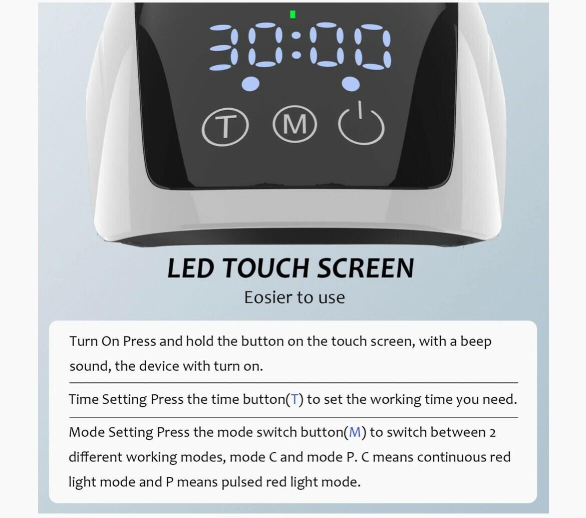 KTS Red Light Infrared Heated Therapy Device - Knee Joint Arthritis Pain Relief