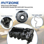 MITZONE Engine Valve Cover with Gasket Compatible with 2015-2019 Honda CR-V