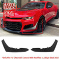 For Chevy Camaro Modified W/ 1LE Bumper 16-23 Side Splitter Canards Replacement