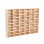 1:64 Scale Toy Car Display Case Organizer Storage, Wooden Wheel Rack Wall