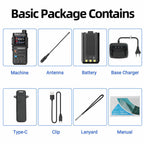Baofeng AR26 GPS 10W Walkie Talkie Long Range Phone Programming Recording Radio
