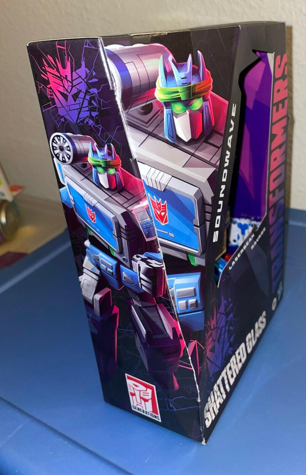 Transformers Generations Shattered Glass Soundwave 3-Pack Hasbro Pulse Exclusive