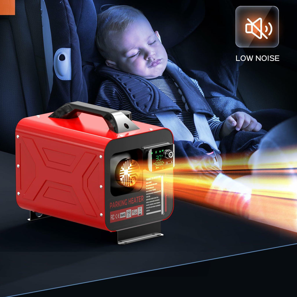 GEARLASSO Diesel Heater 12V/24V/110V, All in One 8KW APP Control Remote Control