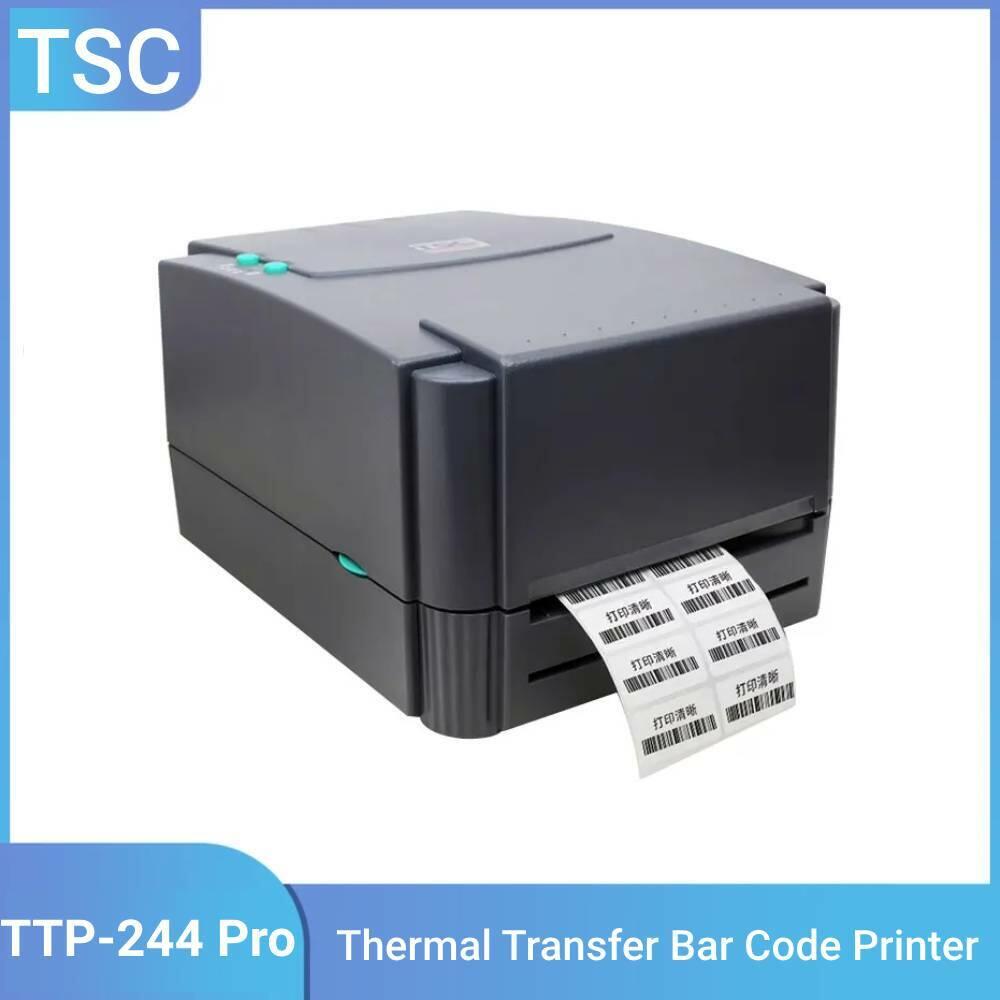 TSC TTP-244 Pro Thermal Transfer Barcode Label Printer 203dpi USB NEW