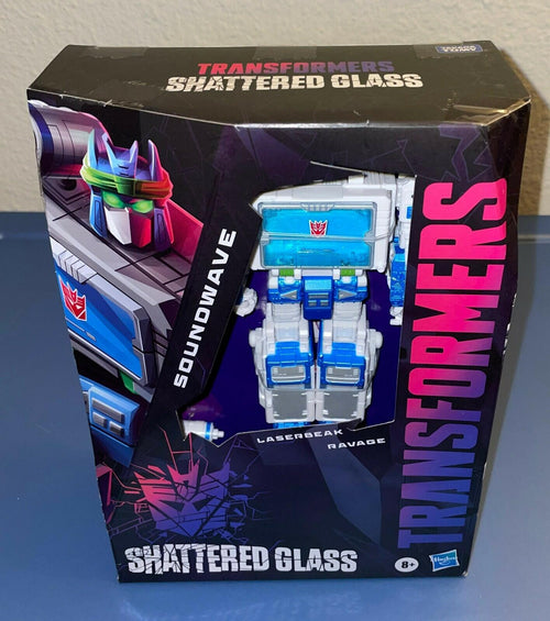 Transformers Generations Shattered Glass Soundwave 3-Pack Hasbro Pulse Exclusive