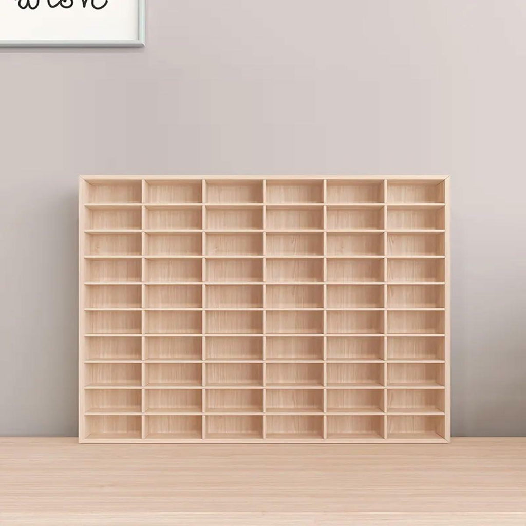 1:64 Scale Toy Car Display Case Organizer Storage, Wooden Wheel Rack Wall