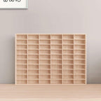 1:64 Scale Toy Car Display Case Organizer Storage, Wooden Wheel Rack Wall