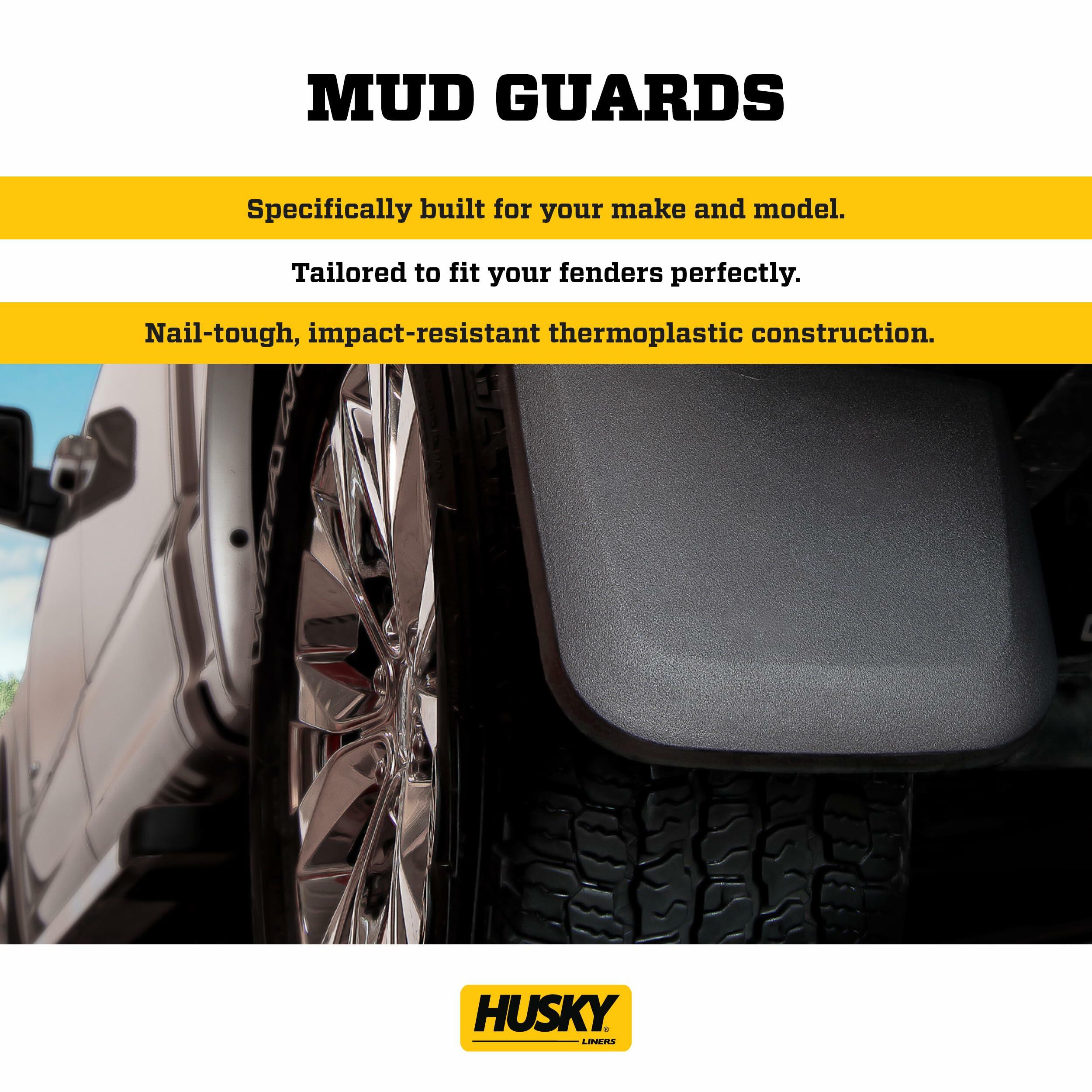Husky Liners Mud Guards | Front and Rear Mud Guards - Black | 56886 | Fits