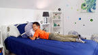 2 Pack Happy Nappers: Pillow & Sleepy Sack Medium - Grey Shark - 54 x 20inches,