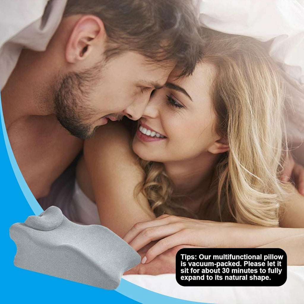 Moodie Intimacy Pillow, 27° Angle Perfect Position Ergonomic Memory Foam Wedge