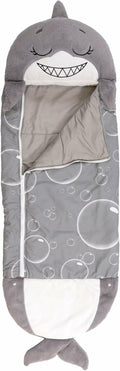 2 Pack Happy Nappers: Pillow & Sleepy Sack Medium - Grey Shark - 54 x 20inches,