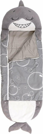 2 Pack Happy Nappers: Pillow & Sleepy Sack Medium - Grey Shark - 54 x 20inches,