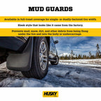 Husky Liners Mud Guards | Front and Rear Mud Guards - Black | 56886 | Fits