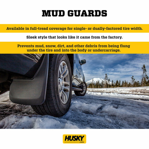 Husky Liners Mud Guards | Front and Rear Mud Guards - Black | 56886 | Fits
