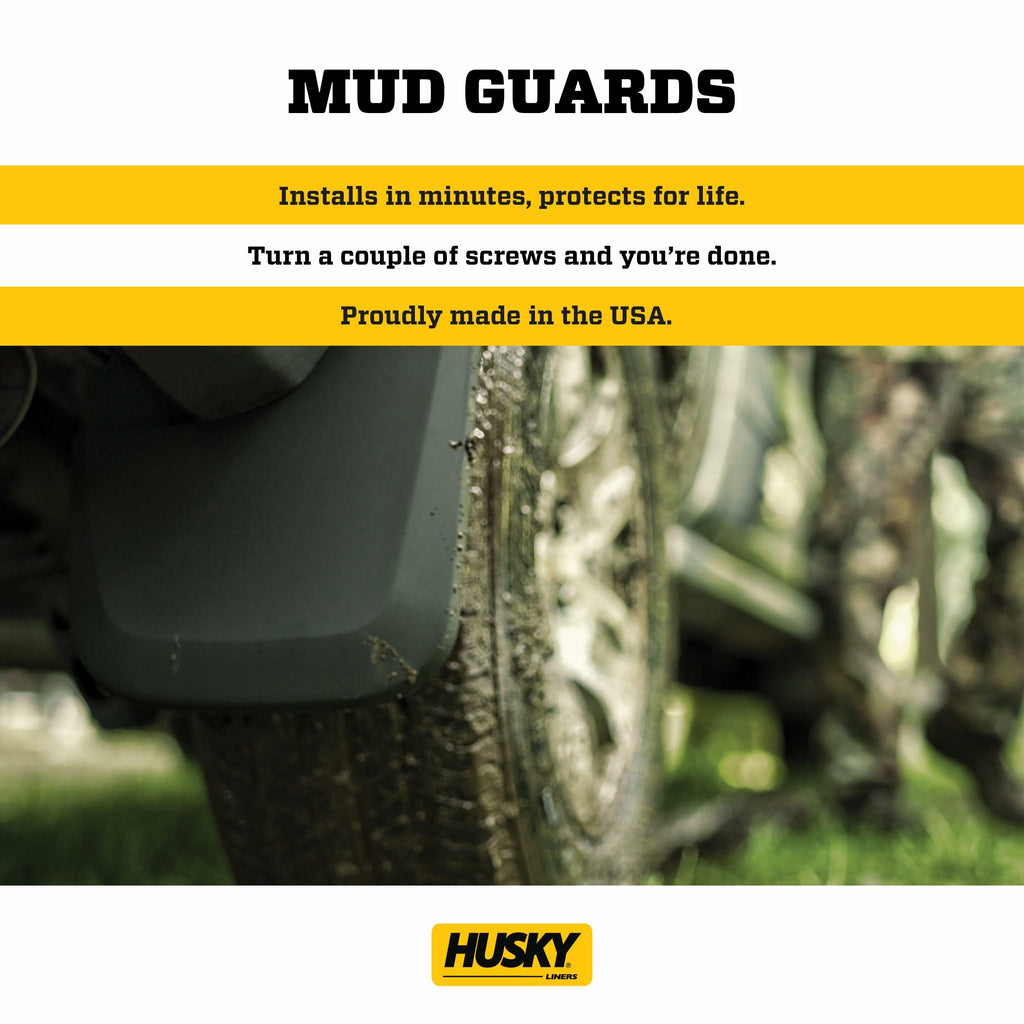 Husky Liners Mud Guards | Front and Rear Mud Guards - Black | 56886 | Fits