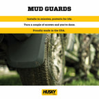Husky Liners Mud Guards | Front and Rear Mud Guards - Black | 56886 | Fits