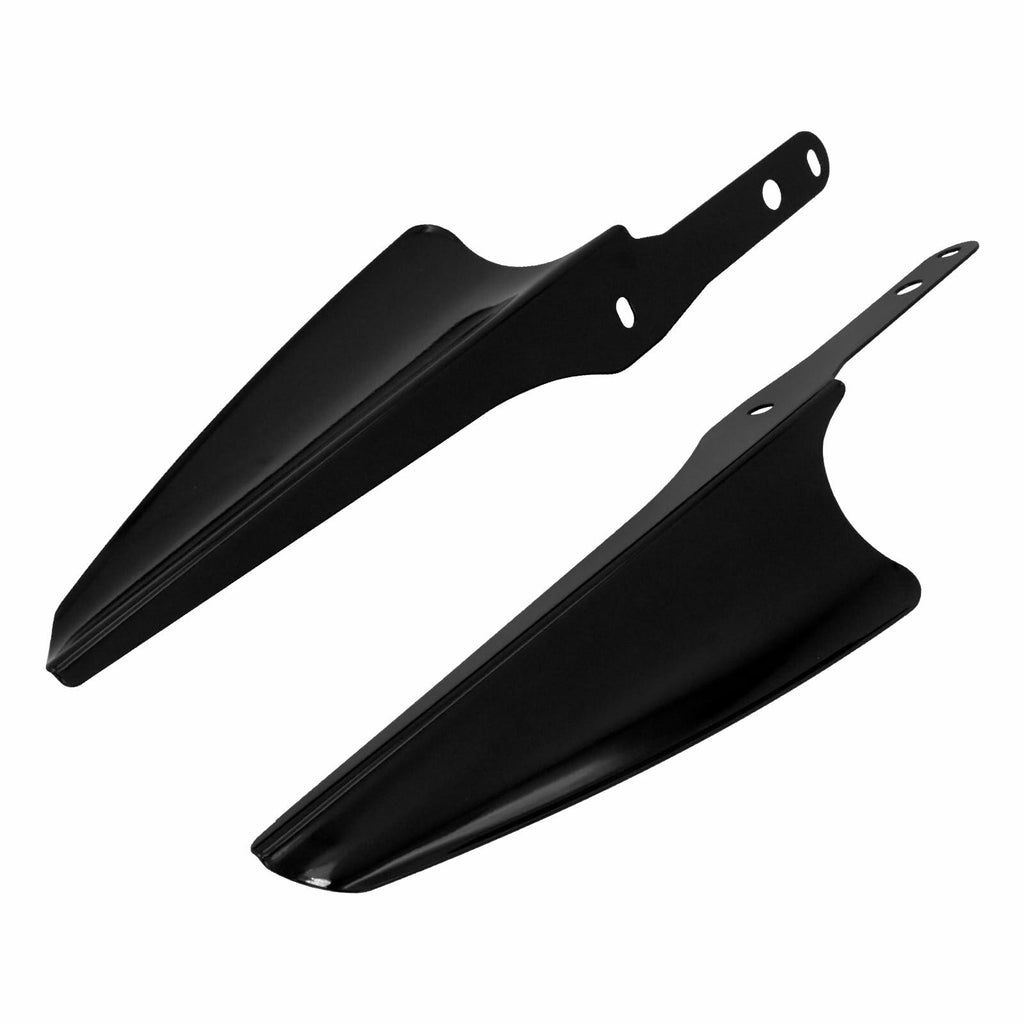 HCmotorku Motorcycle Fork Mount Wind Deflectors Fit for Harley Road King Street