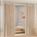 SUNALLY Room Divider Curtain Rod, No Drilling Room Separator for Space Partition