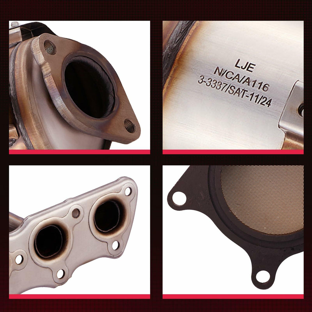 BDFHYK Exhaust Manifold Catalytic Converter with Gasket Kit Direct-Fit