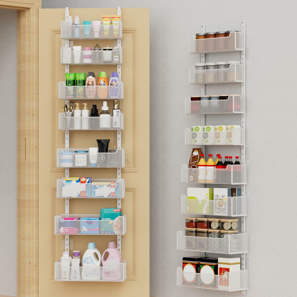 VyGrow Over The Door Organizer, 8-tier Metal Door Organizer Hanging with