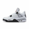 Nike Mens Air Jordan 4 Retro Basketball Shoe, US 11 SUMMIT WHITE/FIRE RED-CEMENT