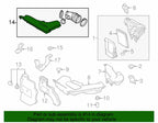 Genuine Nissan Parts - Air Duct (16576-4BA3A)