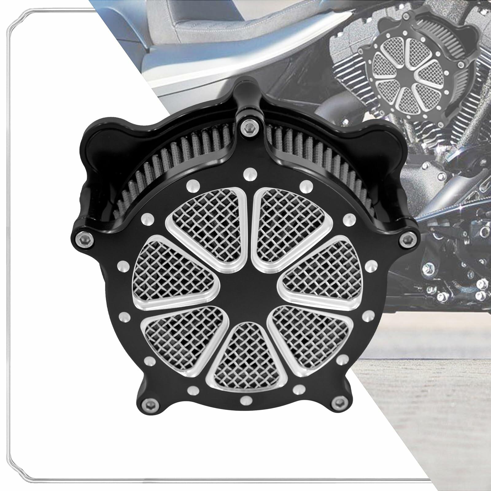 HDBUBALUS Motorcyle Air Cleaner Air Filter Kit Fit For Harley Softail 2016-2017