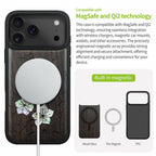 Carveit Magnetic Case for iPhone 17 Pro Max Case, Wood Artisan Engraved &