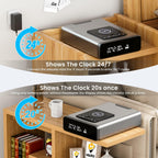 Mboko Biometric Discreet Gun Safe with 12-Hour Time Clock Display, Wireless