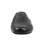 PAMIR Men's Genuine Leather Opera Slippers with Memory Foam Insole and Leather