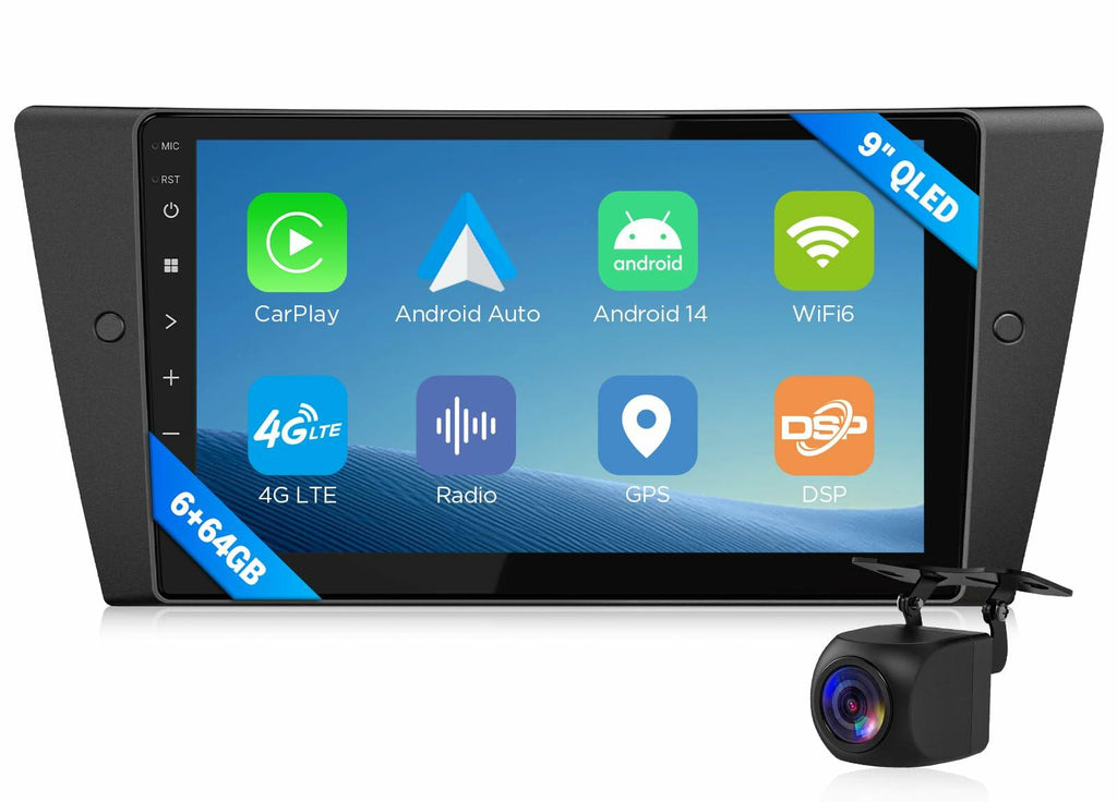 Eonon 6+64GB Car Stereo for BMW 3 Series 2005-2011(E90/E91/E92/E93), Android 13