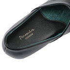PAMIR Men's Genuine Leather Opera Slippers with Memory Foam Insole and Leather