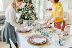 Trendables Disposable Plates For Party Supplies | Burgundy Floral Plastic Plates