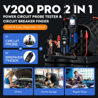 VDIAGTOOL V200 Pro Automotive Circuit Tester, Power Circuit Probe Tester Breaker