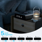 Mboko Biometric Discreet Gun Safe with 12-Hour Time Clock Display, Wireless