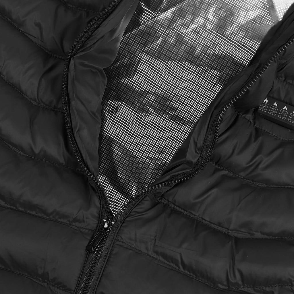 Heated Jackets, 3 Grade Large Lightweight Electric Heating Coat with Hood,