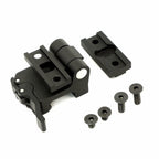 Optic G33 G43 G45 3X/5X Magnifier Flip-to-Side Mount，QD Quick Release/Detach Optics Mount Base With Heighten Spacer Base Combo，Compatible With Standard 20mm Pic Rail Mounting，Lightweight Aluminium