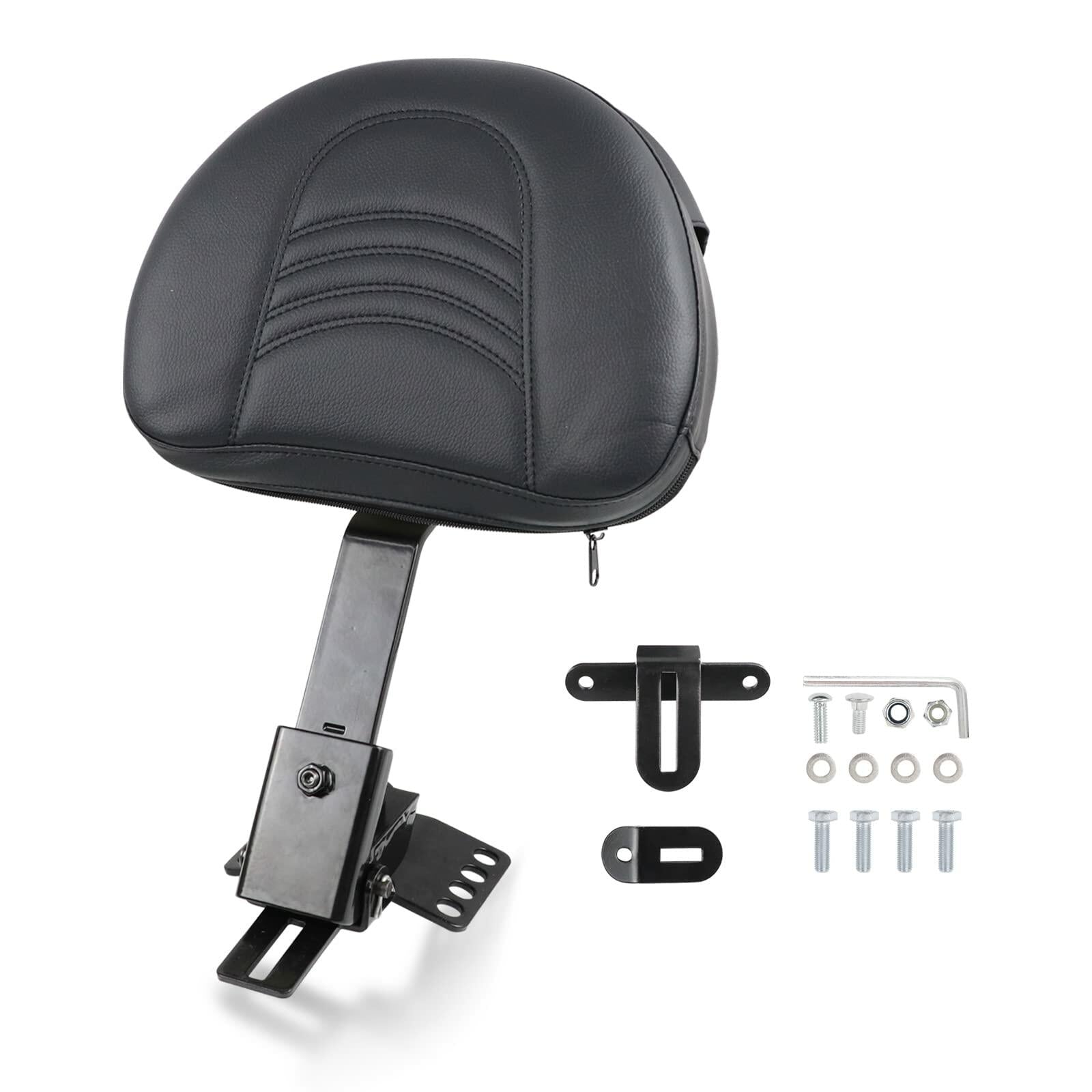 KOLEMO Motorcycle Adjustable Plug-in Driver Backrest Compatible with for