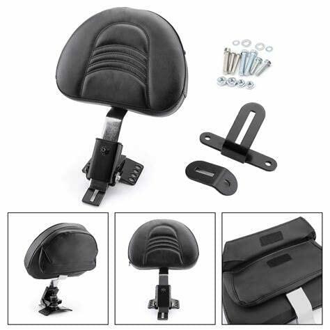 KOLEMO Motorcycle Adjustable Plug-in Driver Backrest Compatible with for