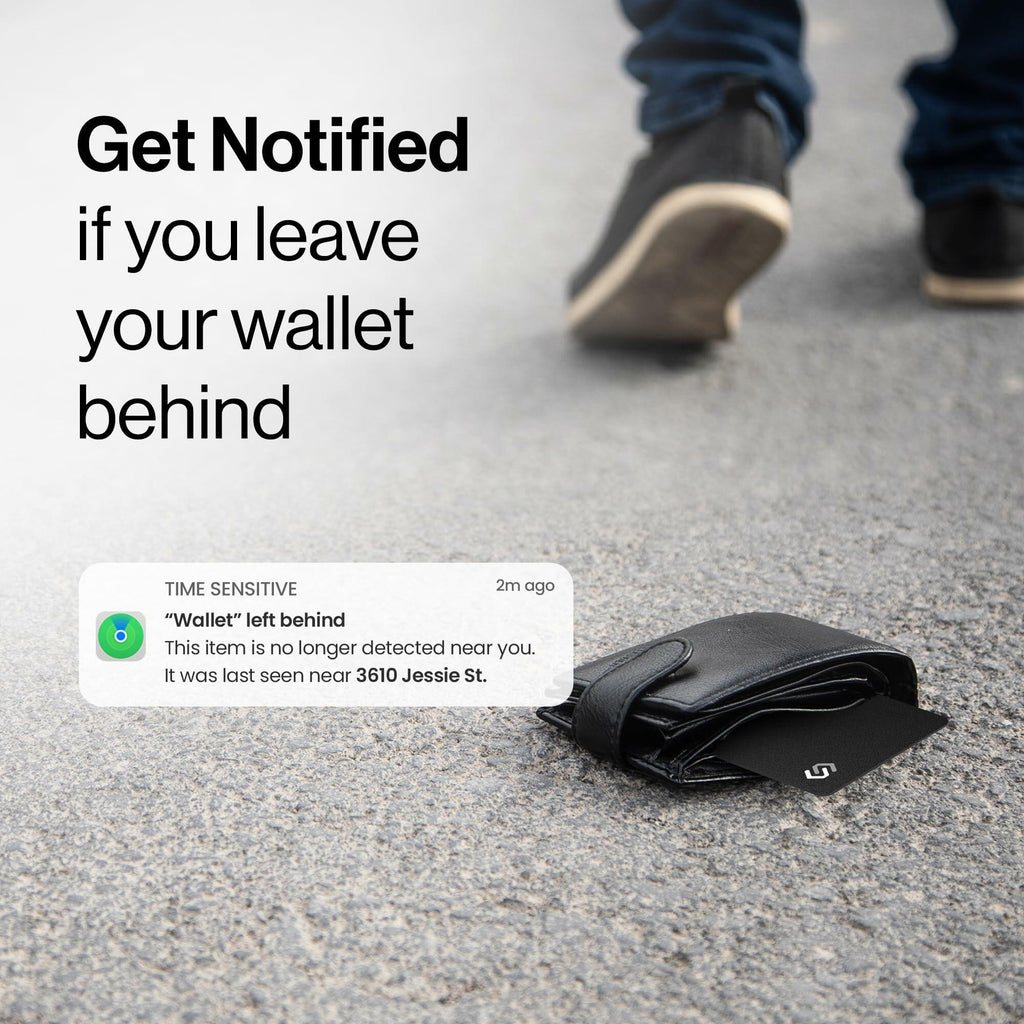 SPOTMINDERS Apple MFi Certified Wallet Tracker PRO for Travel Credit Card Design