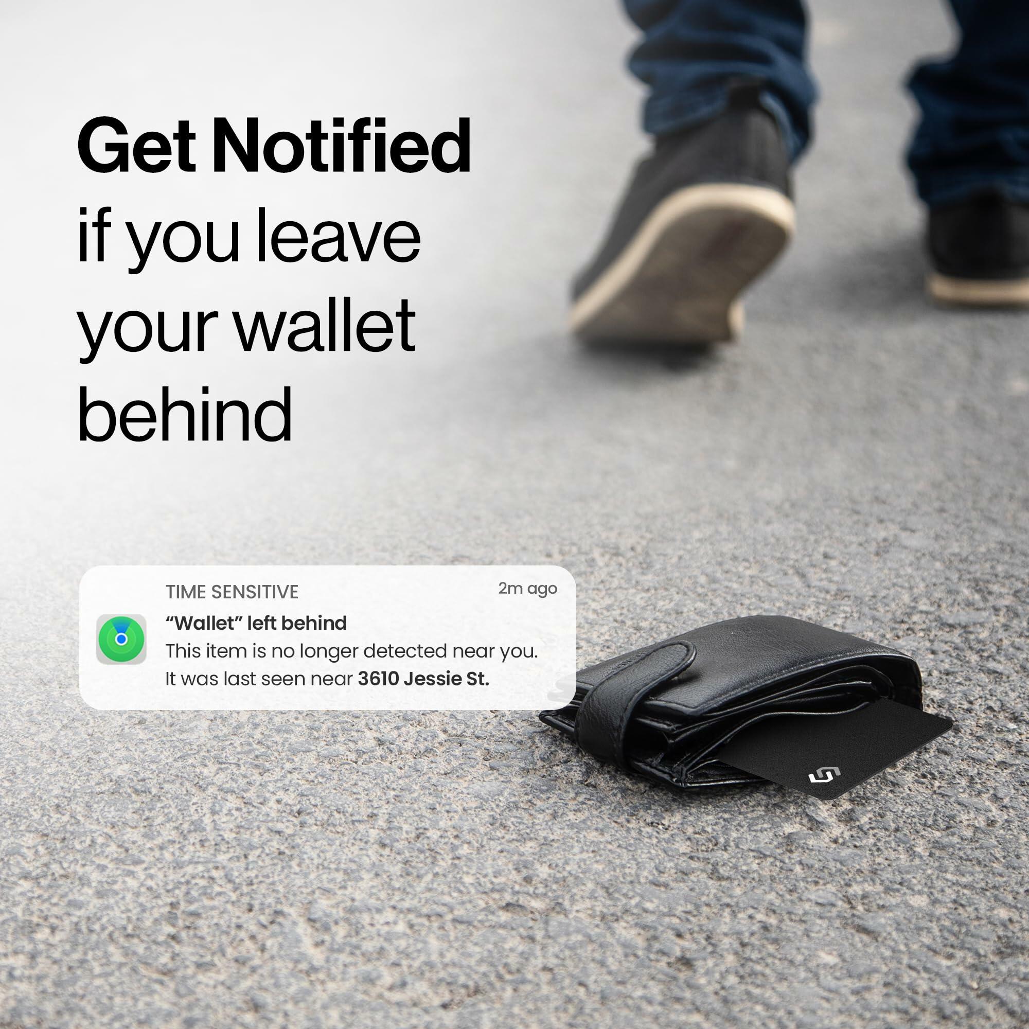 SPOTMINDERS Apple MFi Certified Wallet Tracker PRO for Travel Credit Card Design