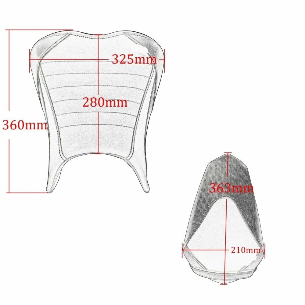 Seat Driver ﻿ Motorcycle Front Seat Cushion Driver Rider Pad Cover For Z 400